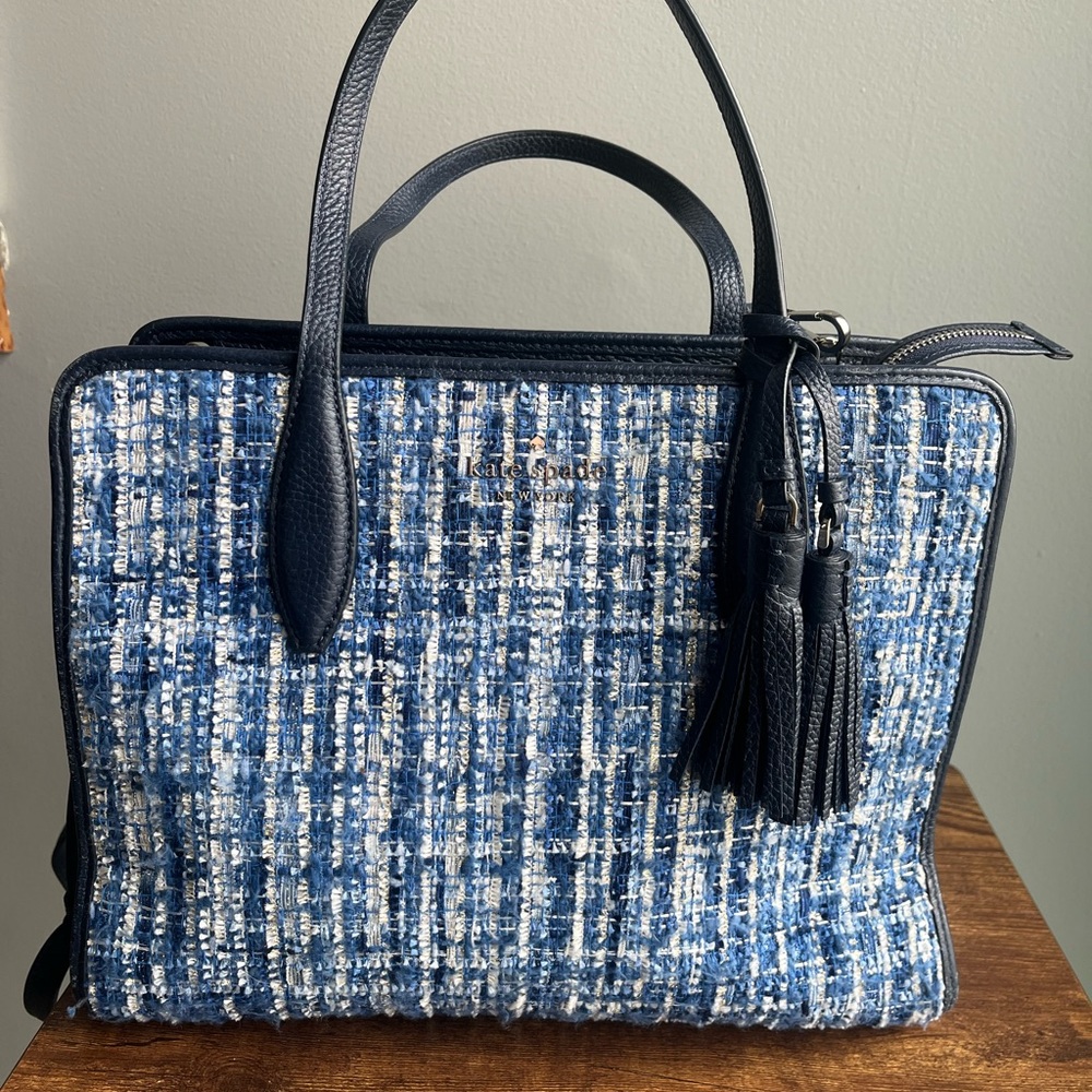 Kate Spade Blue Tweed Women's Bag